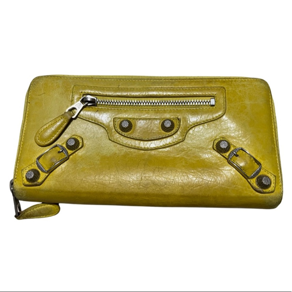 Authentic Balenciaga Classic Continental zippy wallet